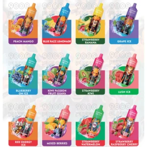 VAPME FIRE 9000 Puffs Disposable Vape 18ml E-Liquid 850mAh Battery Dual Mesh Coil